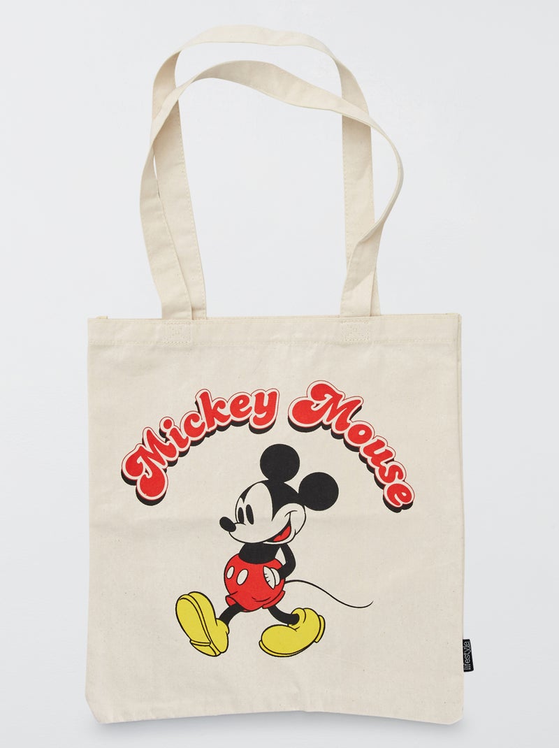 Shopping bag 'Topolino' BEIGE - Kiabi