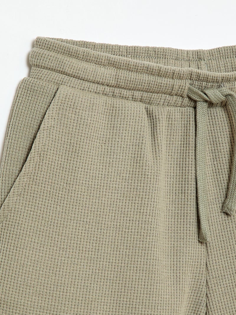 Short a nido d'ape Verde - Kiabi