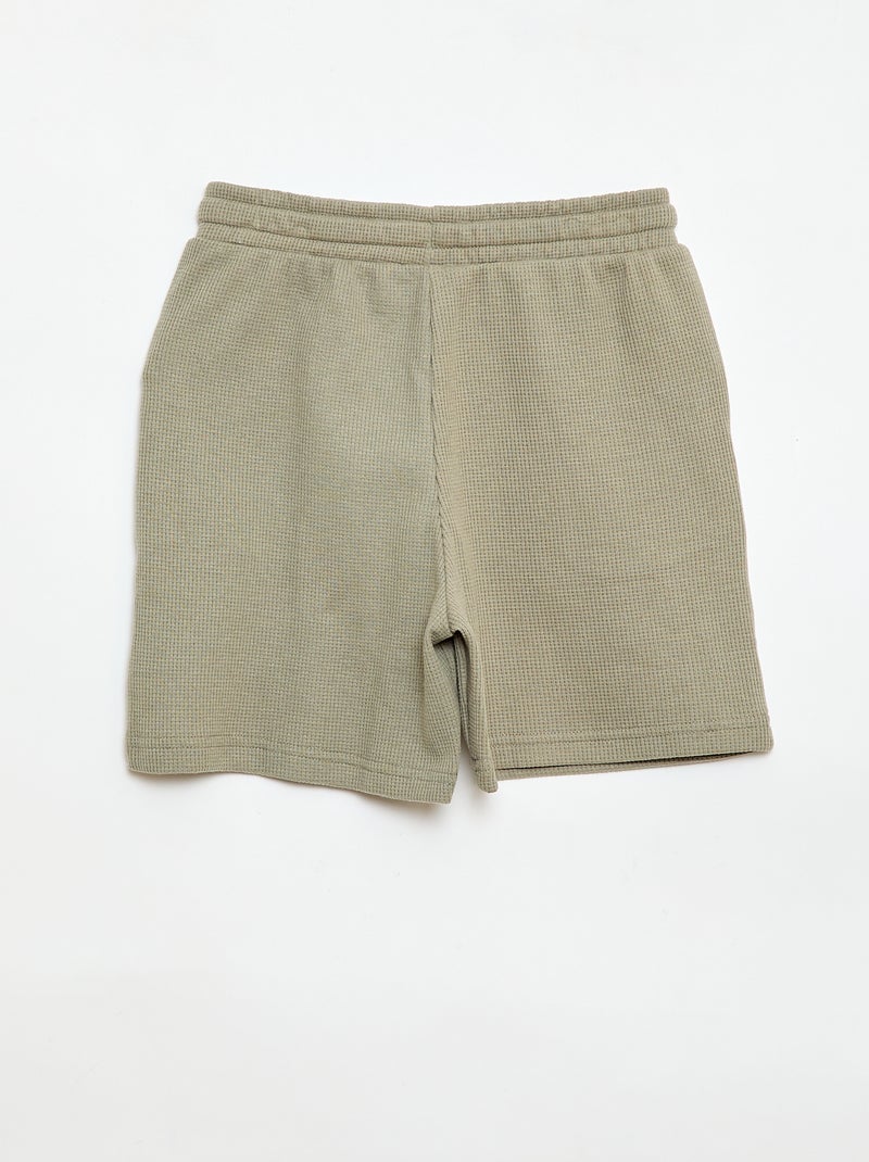 Short a nido d'ape Verde - Kiabi