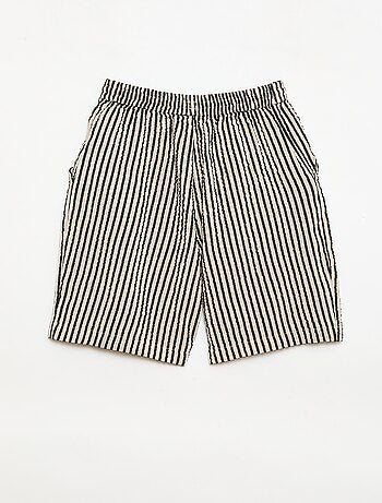Short a righe con coulisse