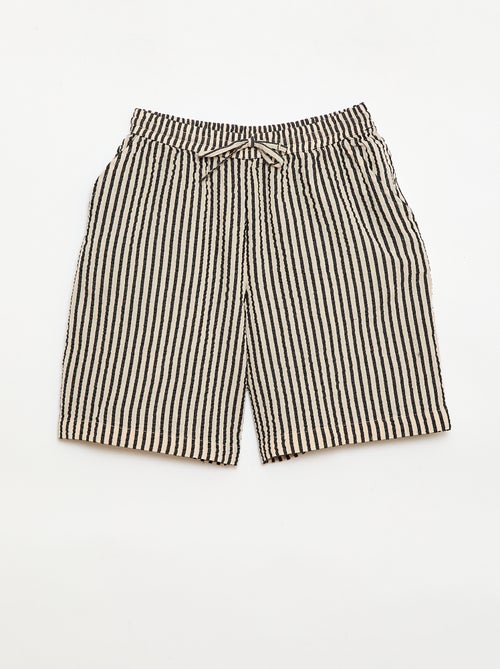 Short a righe con coulisse - Kiabi