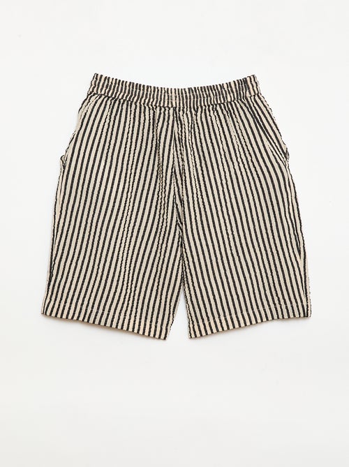 Short a righe con coulisse - Kiabi