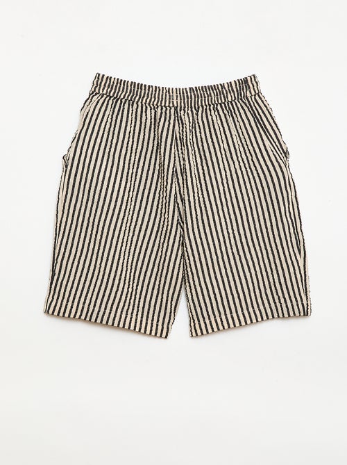 Short a righe con coulisse - Kiabi