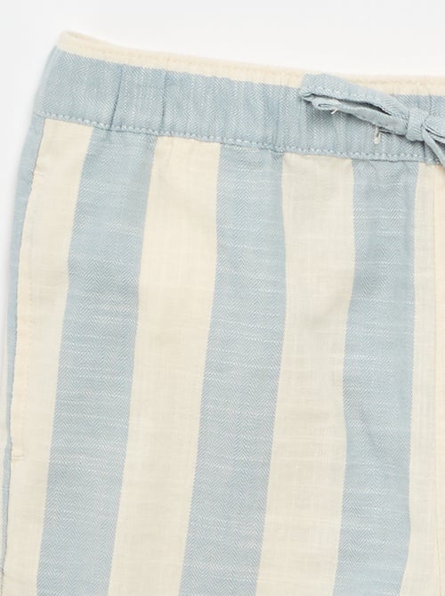 Short a righe con vita elasticizzata - Kiabi