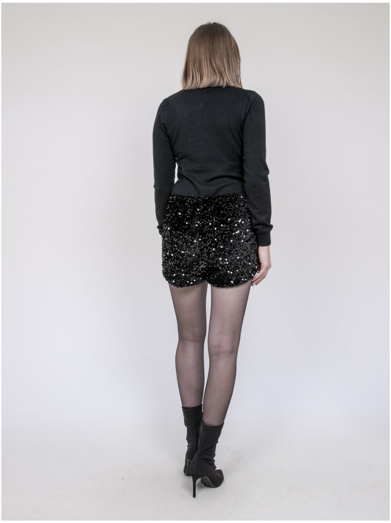 Short a sequins XITERIA Nero - Kiabi