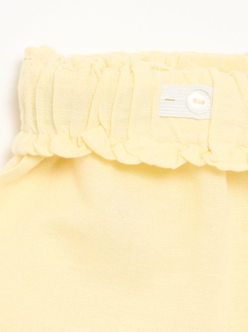 Short a tinta unita con fiocco decorativo - Kiabi Short a tinta unita con fiocco decorativo - Kiabi