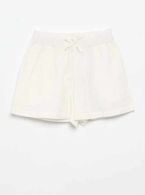 Short a tinta unita con fiocco fantasia - Kiabi