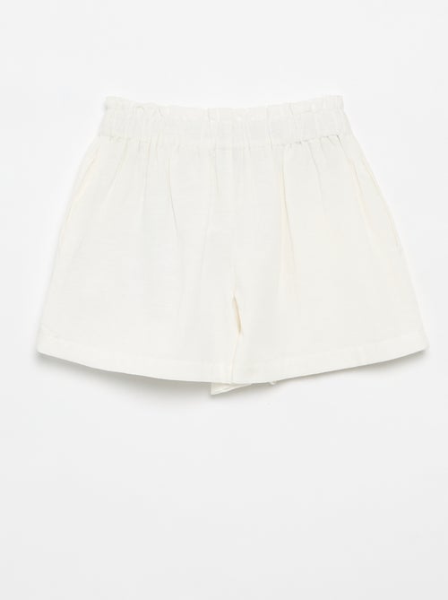 Short a tinta unita con fiocco fantasia - Kiabi