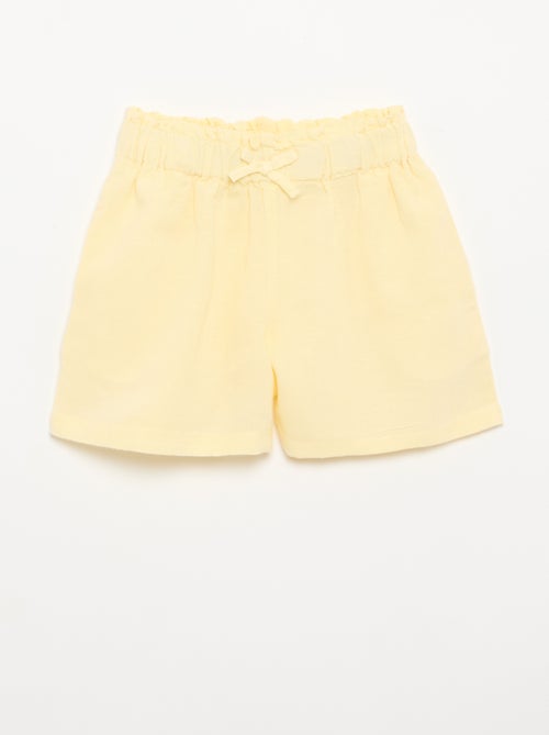 Short a tinta unita con fiocco fantasia - Kiabi