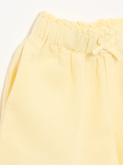 Short a tinta unita con fiocco fantasia - Kiabi
