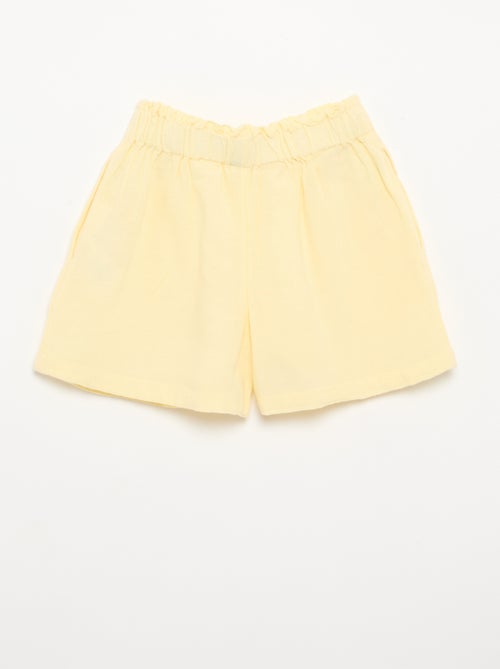 Short a tinta unita con fiocco fantasia - Kiabi