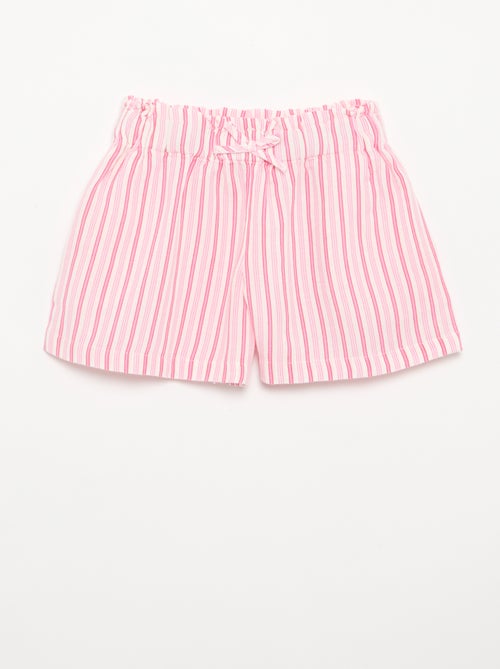 Short a tinta unita con fiocco fantasia - Kiabi
