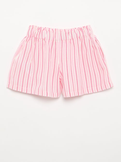 Short a tinta unita con fiocco fantasia - Kiabi