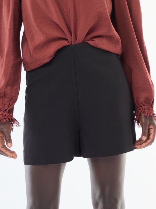 Short a vita alta tinta unita - Kiabi