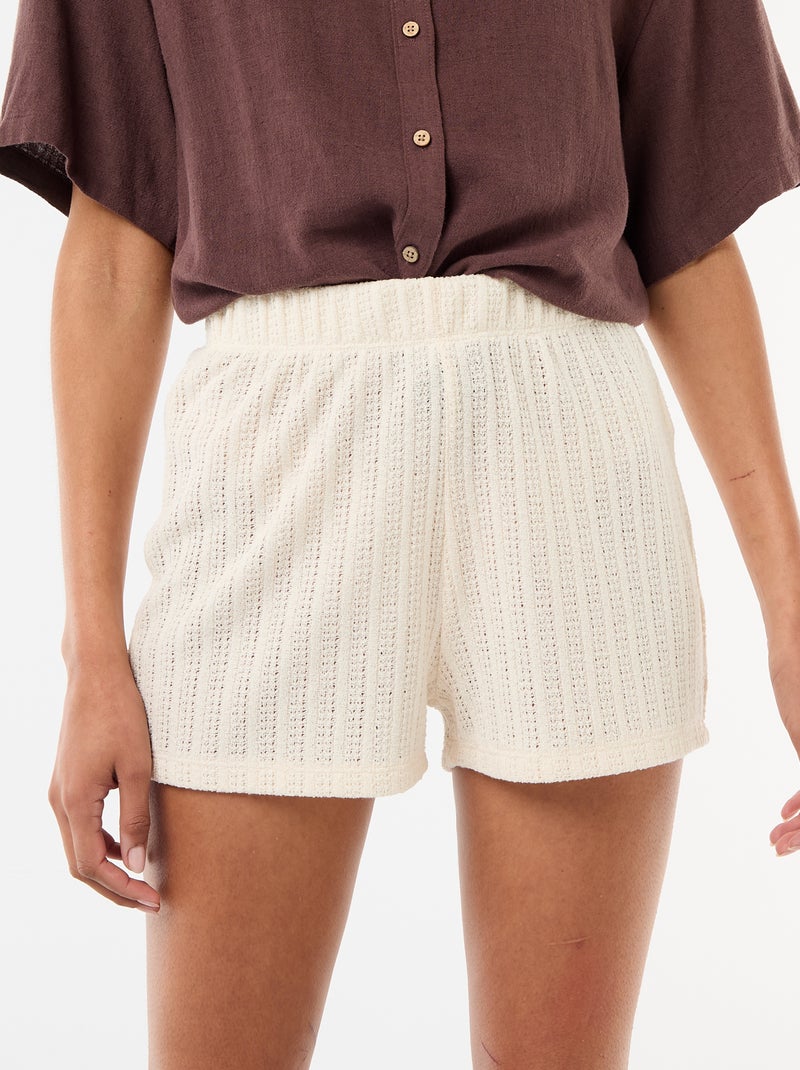 Short all'uncinetto Bianco - Kiabi