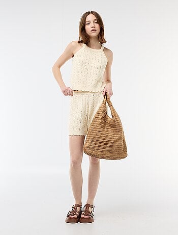 Short ampi in crochet