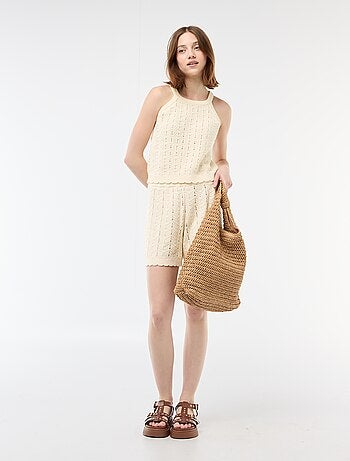 Short ampi in crochet