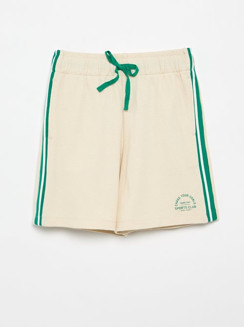 Short ampio con linee a contrasto sui lati - Kiabi