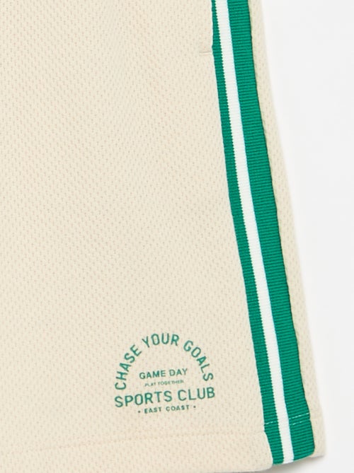 Short ampio con linee a contrasto sui lati - Kiabi