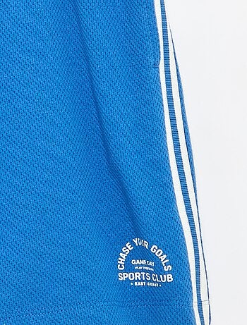 Short ampio con linee a contrasto sui lati