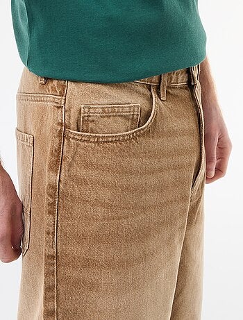 Short baggy effetto originale in cotone