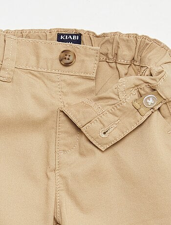 Short chino con vita regolabile