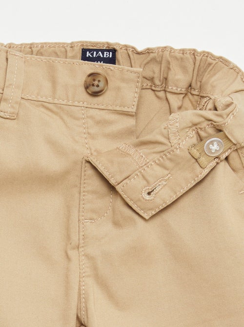 Short chino con vita regolabile - Kiabi