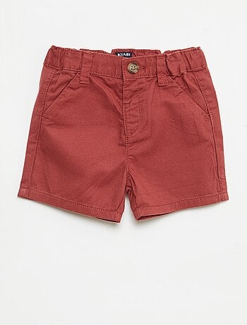 Short chino con vita regolabile