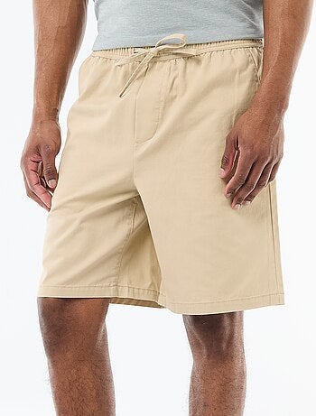 Short chino tinta unita