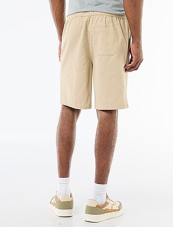 Short chino tinta unita