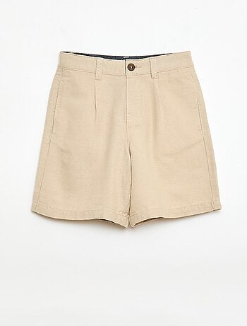 Short chino tinta unita