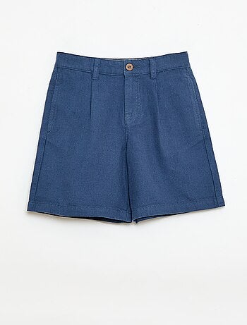 Short chino tinta unita