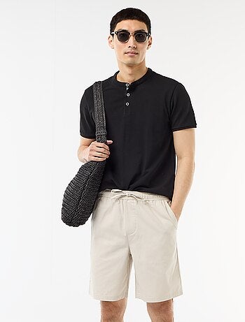 Short chino tinta unita