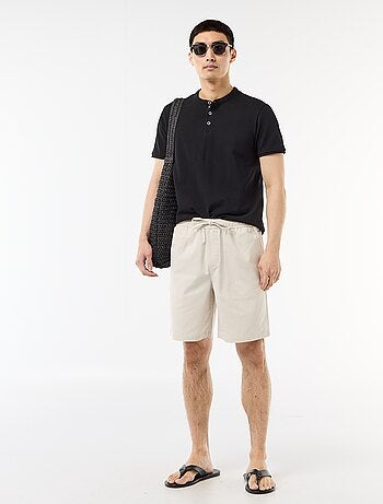 Short chino tinta unita