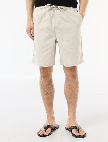 Short chino tinta unita