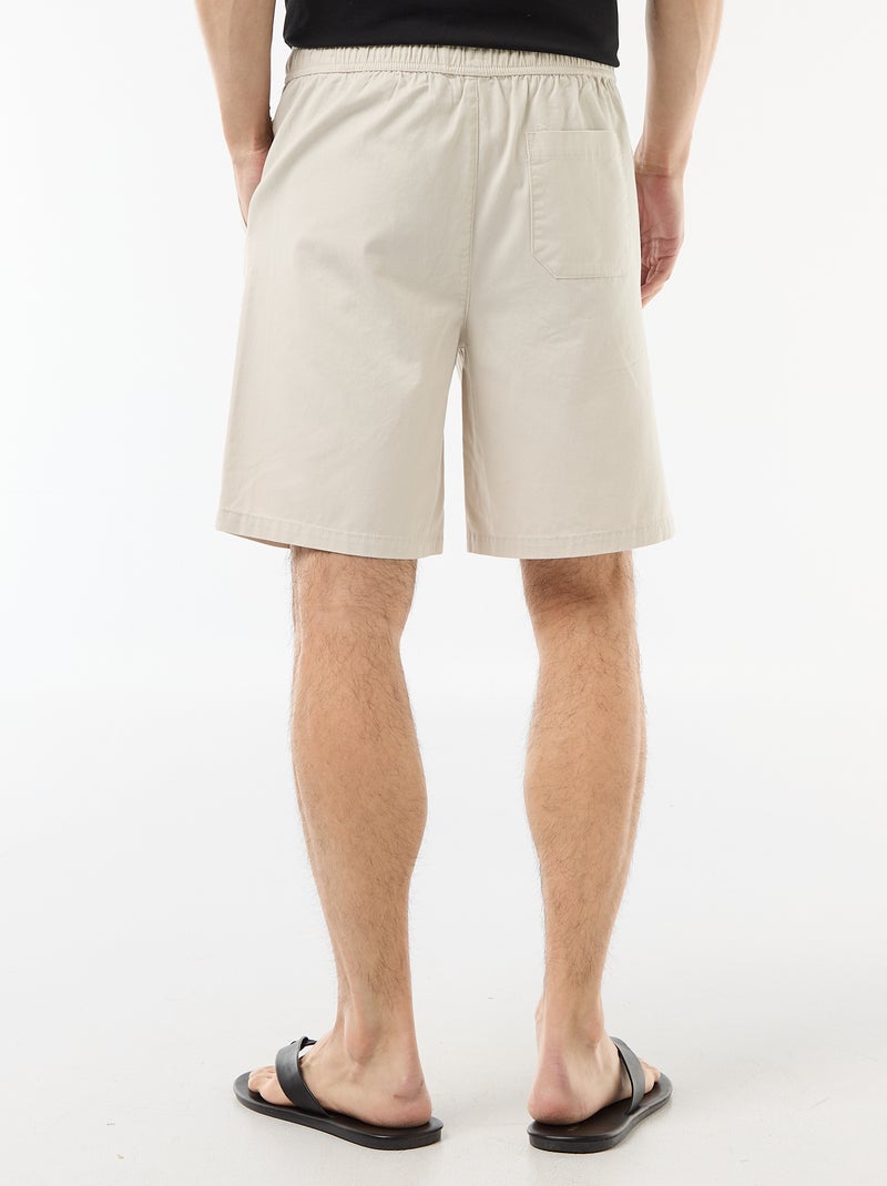 Short chino tinta unita Grigio - Kiabi