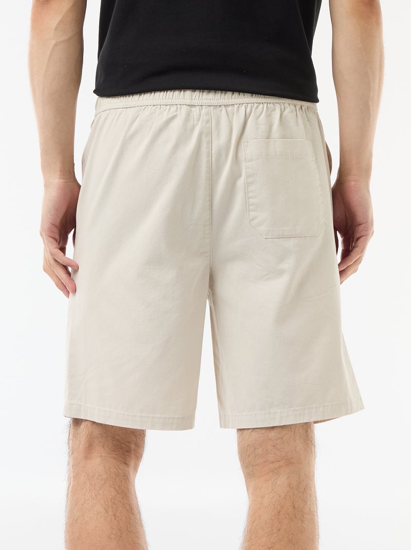 Short chino tinta unita Grigio - Kiabi