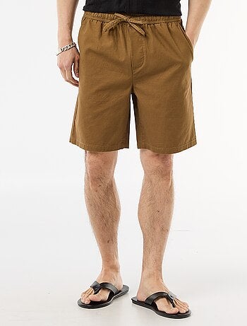 Short chino tinta unita