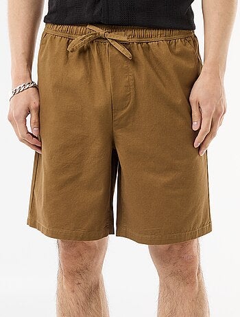 Short chino tinta unita