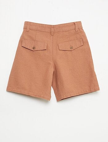 Short chino tinta unita