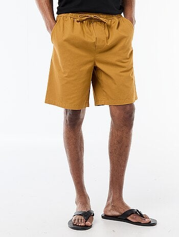 Short chino tinta unita