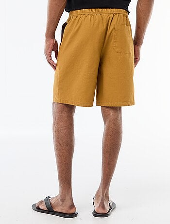 Short chino tinta unita