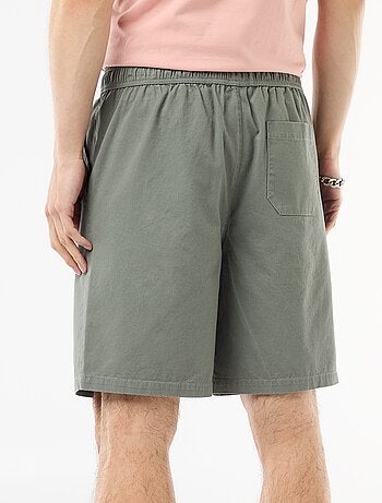 Short chino tinta unita