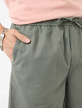 Short chino tinta unita