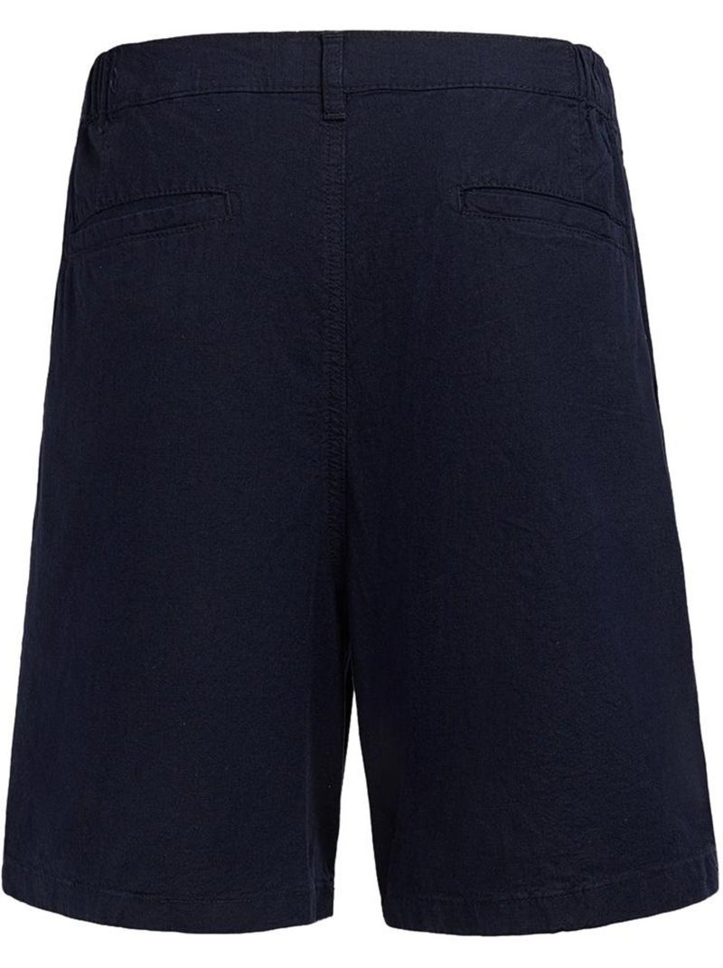 Short chino uomo teddy smith in lino Blu marino - Kiabi