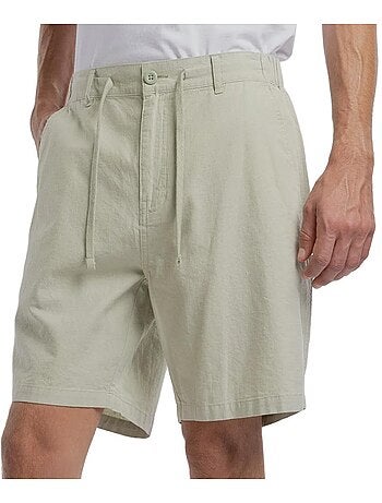 Short chino uomo teddy smith in lino