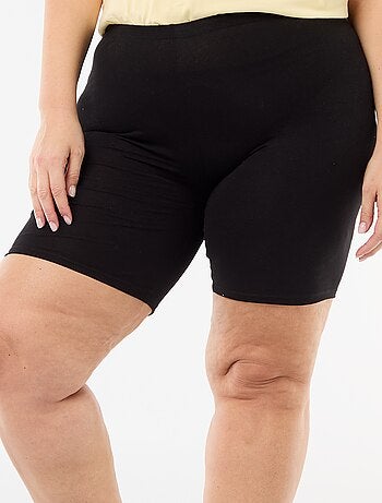 Short ciclista a tinta unita