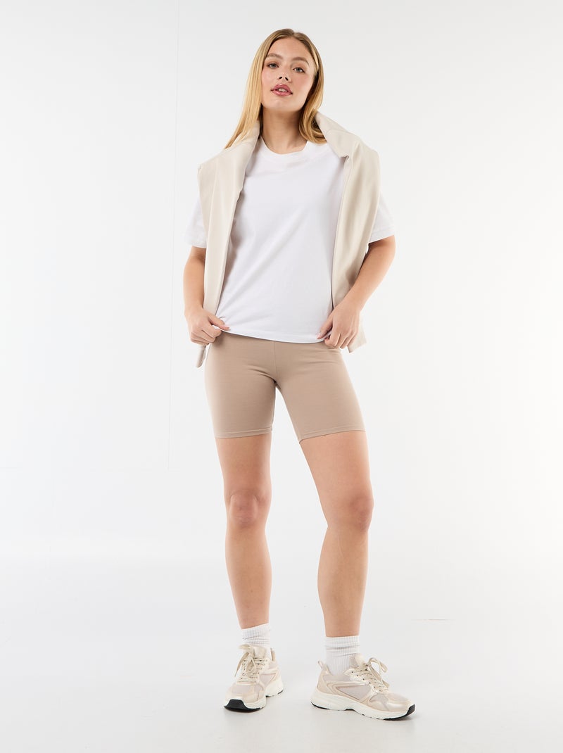 Short ciclista Beige - Kiabi