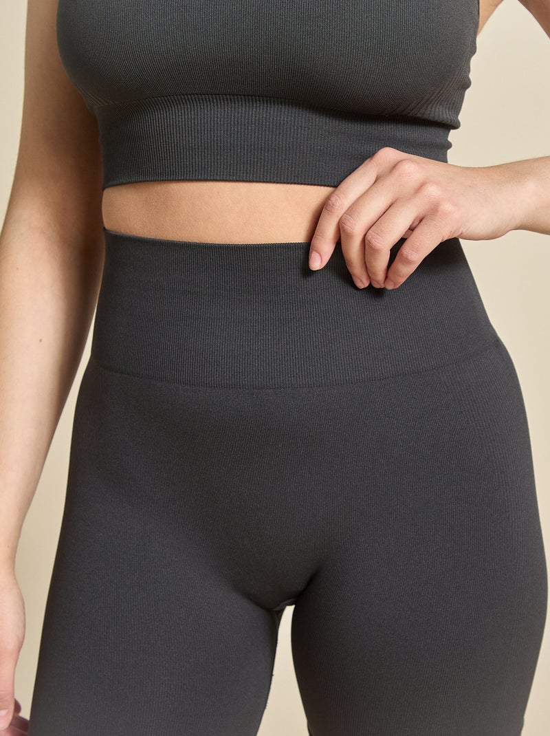 Short ciclista sportivo senza cuciture - (ekstract) Nero - Kiabi
