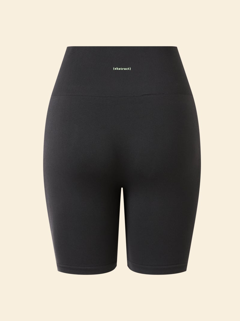 Short ciclista sportivo senza cuciture - (ekstract) Nero - Kiabi